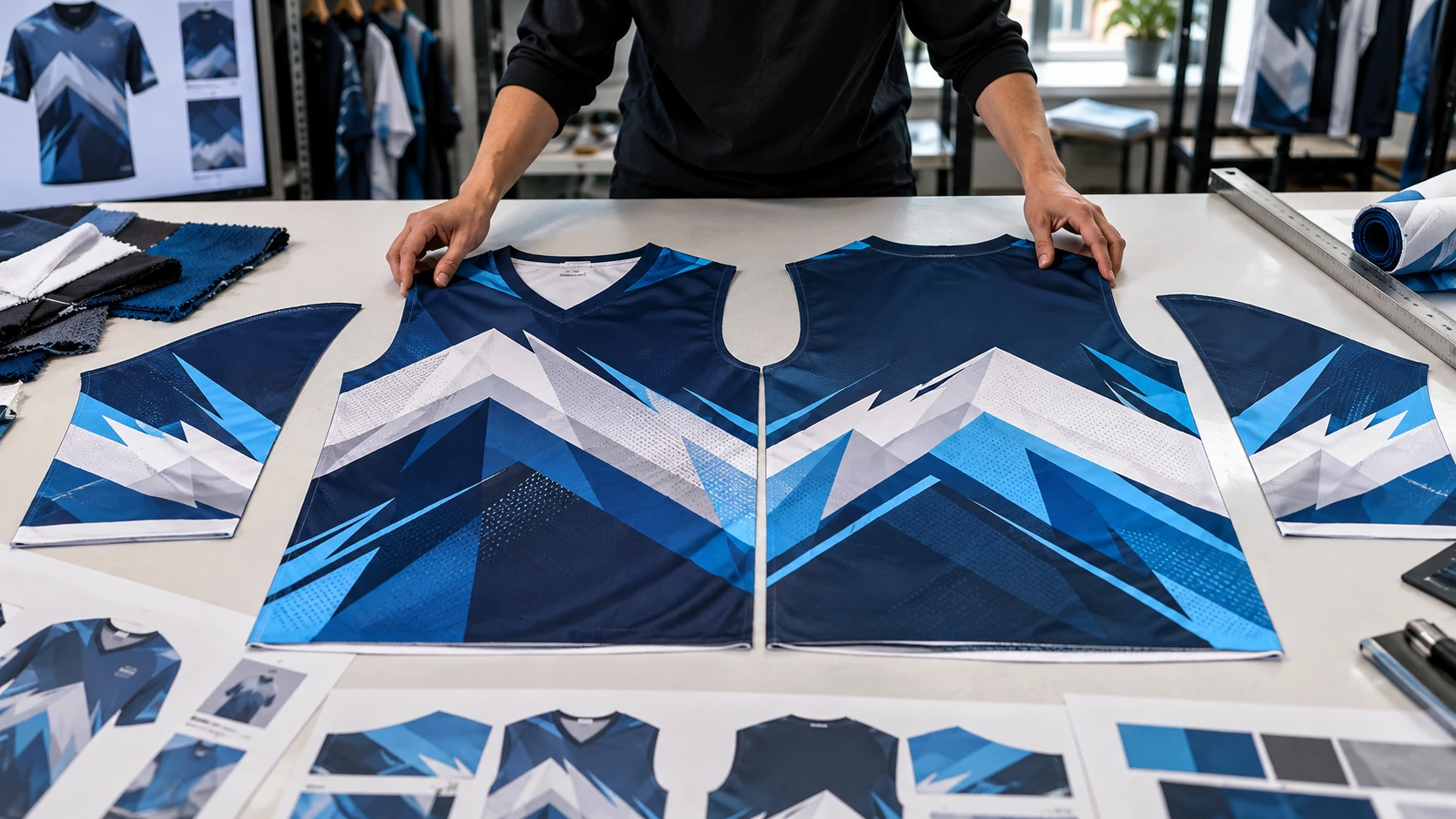 Batik Sublimation Design: Planning Motifs Across Corporate Shirt Panels