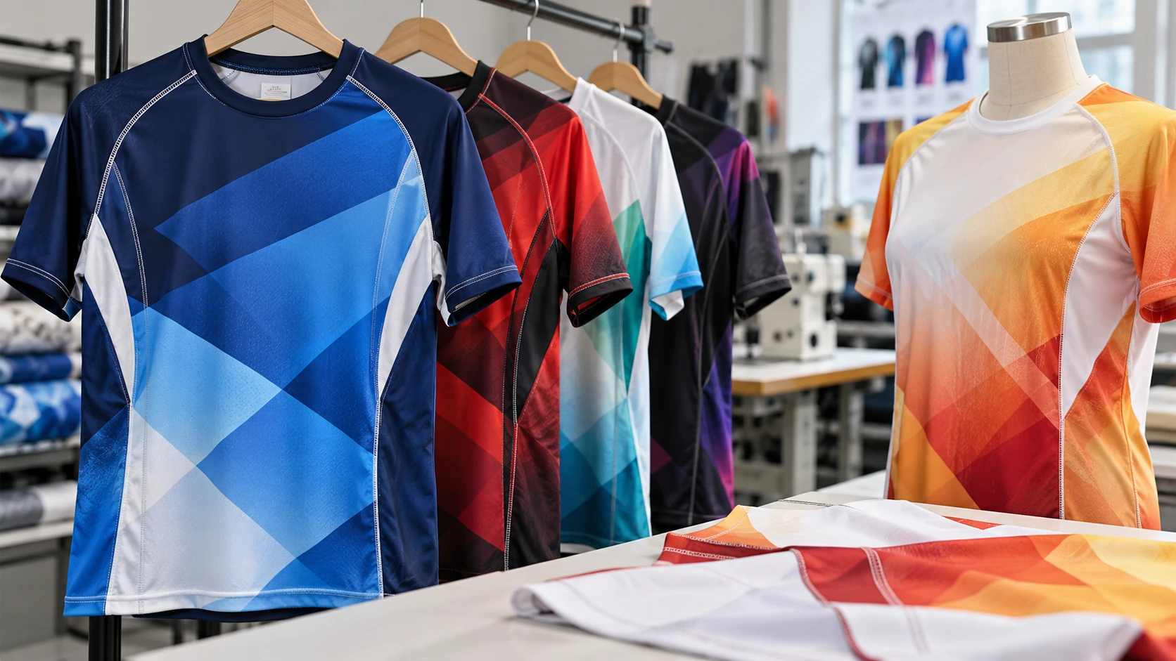Batik Sublimation Design: Planning Motifs Across Corporate Shirt Panels production detail