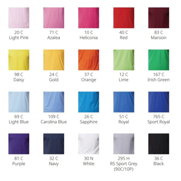 GILDAN 76000B Premium Cotton Kid Plain Round Neck T-Shirt Baju Kanak Kanak Kids Tshirt Baju Budak Budak Youth - Image 7