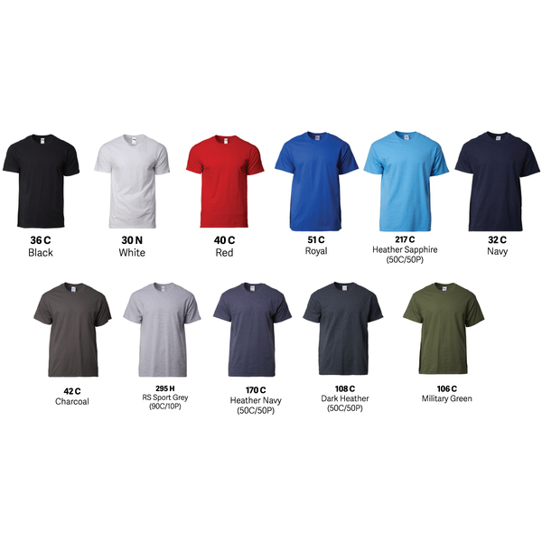 GILDAN Ultra Cotton Unisex Western Size Super Thick Quality Plain Round Neck Men Women Adult T-Shirt 2000 - Image 8