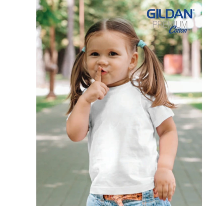 GILDAN 76000B Premium Cotton Kid Plain Round Neck T-Shirt Baju Kanak Kanak Kids Tshirt Baju Budak Budak Youth - Image 4