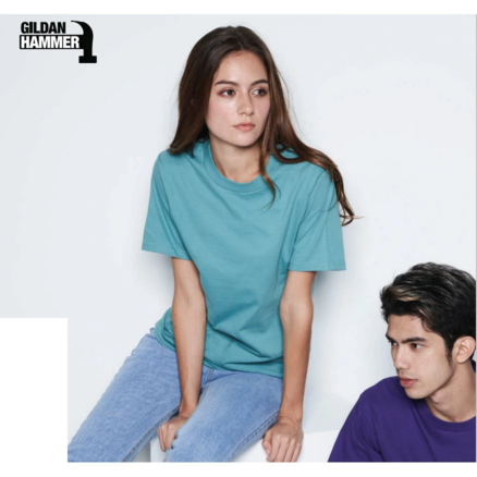 GILDAN Hammer Thick Cotton T-Shirt Unisex Adult Plain Round Neck Cotton T-Shirt (210gsm) HA00 - Image 5