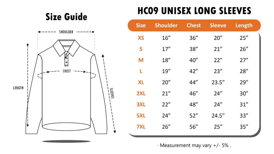 OREN SPORT HC09 Unisex CVC Honeycomb Long Sleeve Polo T-Shirt - Image 5