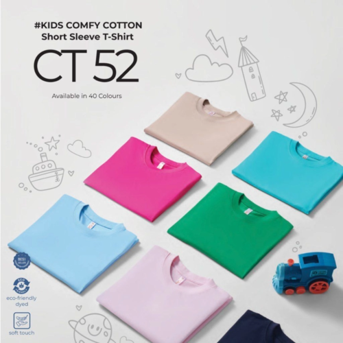 OREN SPORT Kids Unisex Comfy Cotton T-Shirt CT52