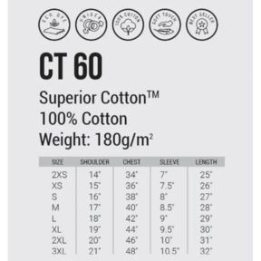 OREN SPORT CT60 Superior Cotton Short Sleeve T-Shirt - Image 3
