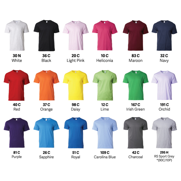 GILDAN Softstyle Cotton Round Neck T-Shirt Unisex Adult Plain Soft Solid Tee T-Shirt 63000 - Image 6