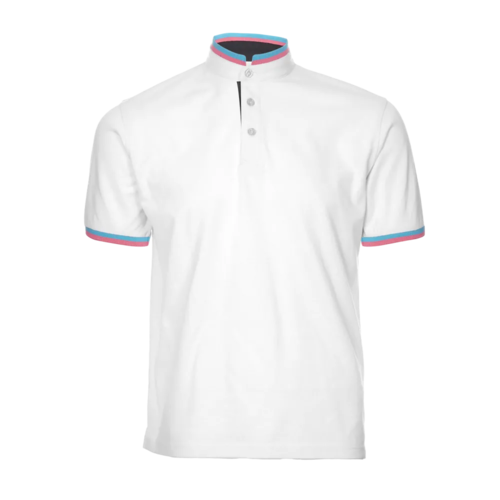 OREN SPORT HC23 Honeycomb CVC Stand Collar Polo Shirt - Image 4