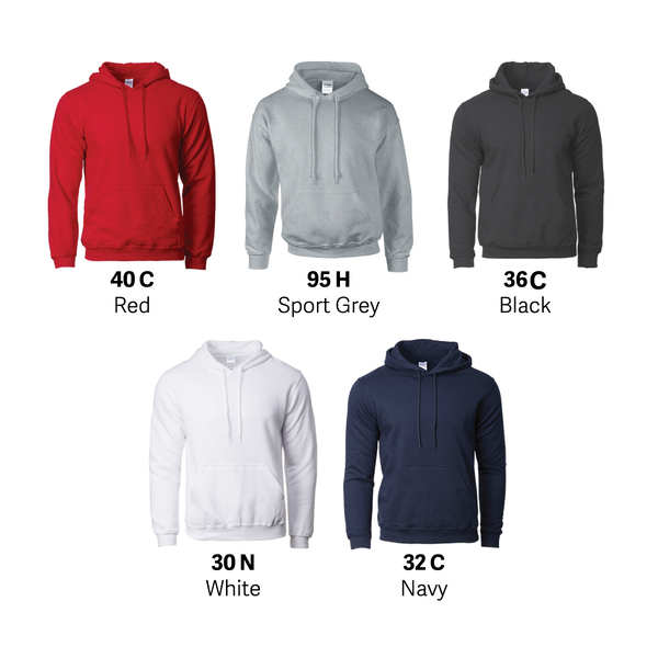 GILDAN Heavy Blend Unisex Sideseamed Adult Hooded Sweatshirt Pouch Pocket Double-Lined Cotton Polyester Sweatshirt 88500 - Image 2