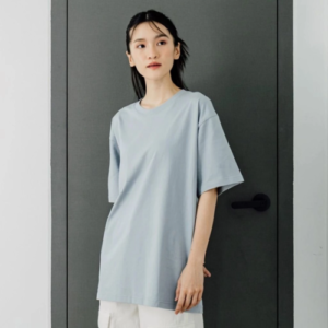 ARRIVE GUIDE Ultimate Cotton Oversized T-Shirt 240gsm Siro Side Seam Thick T-Shirt AG240