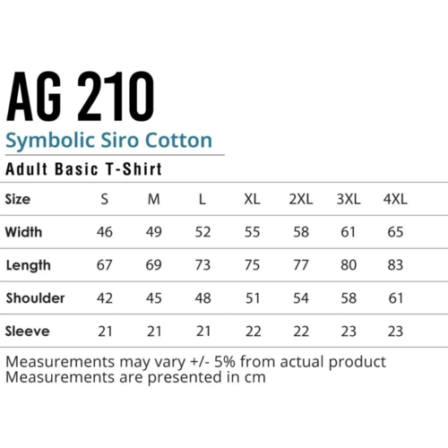 ARRIVE GUIDE Best Symbolic Cotton 210gsm Thick T-Shirt AG210 - Image 3