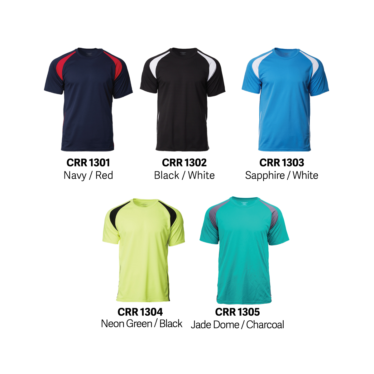 CROSSRUNNER Microfiber Quick Dry Zen Tee Round Neck Jersey Sport Training T-Shirt Unisex CRR1300 - Image 5