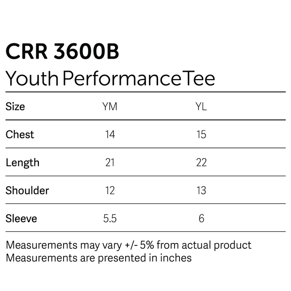 Crossrunner Performance Youth Kids Round Neck Plain Jersey T-Shirt - CRR3600B - Image 3