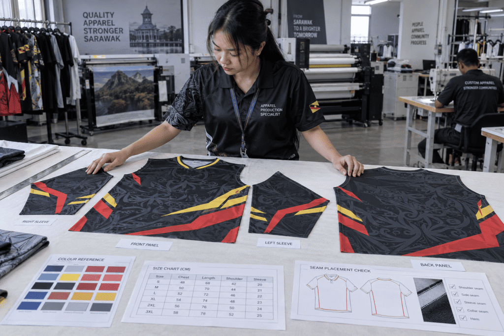 Panel proof and QC for Sarawak