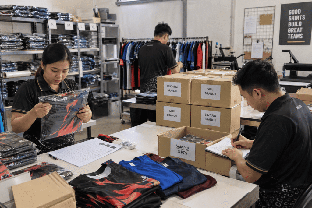 Size and packing QC for Sarawak