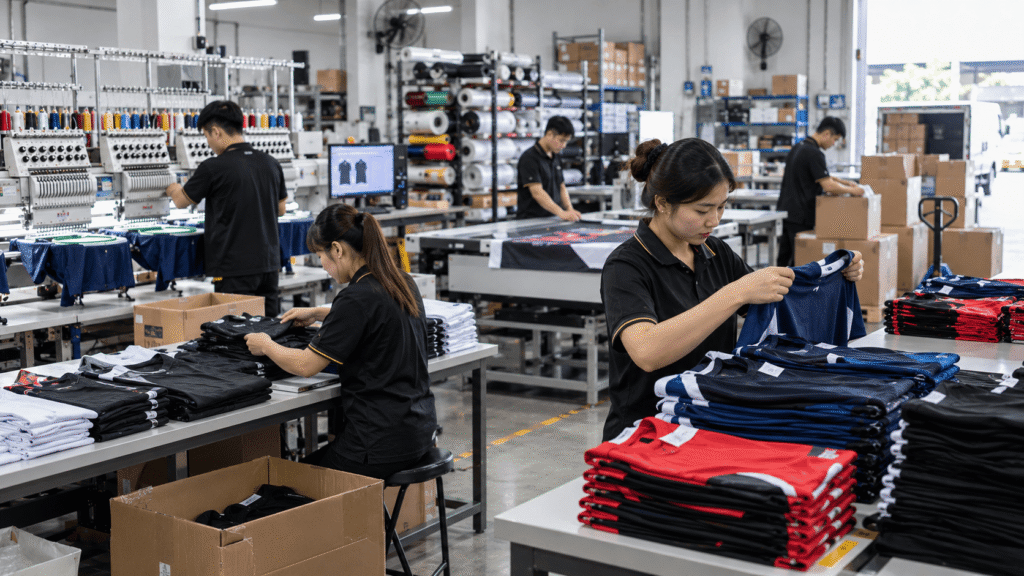 Production and Quality Check Uniform Sarawak