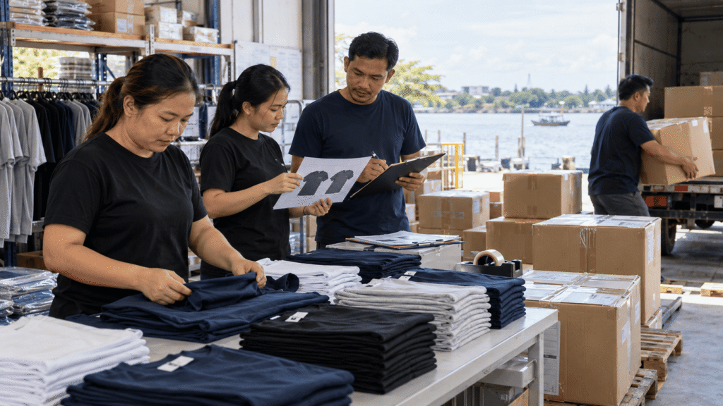QC and delivery preparation for Sibu