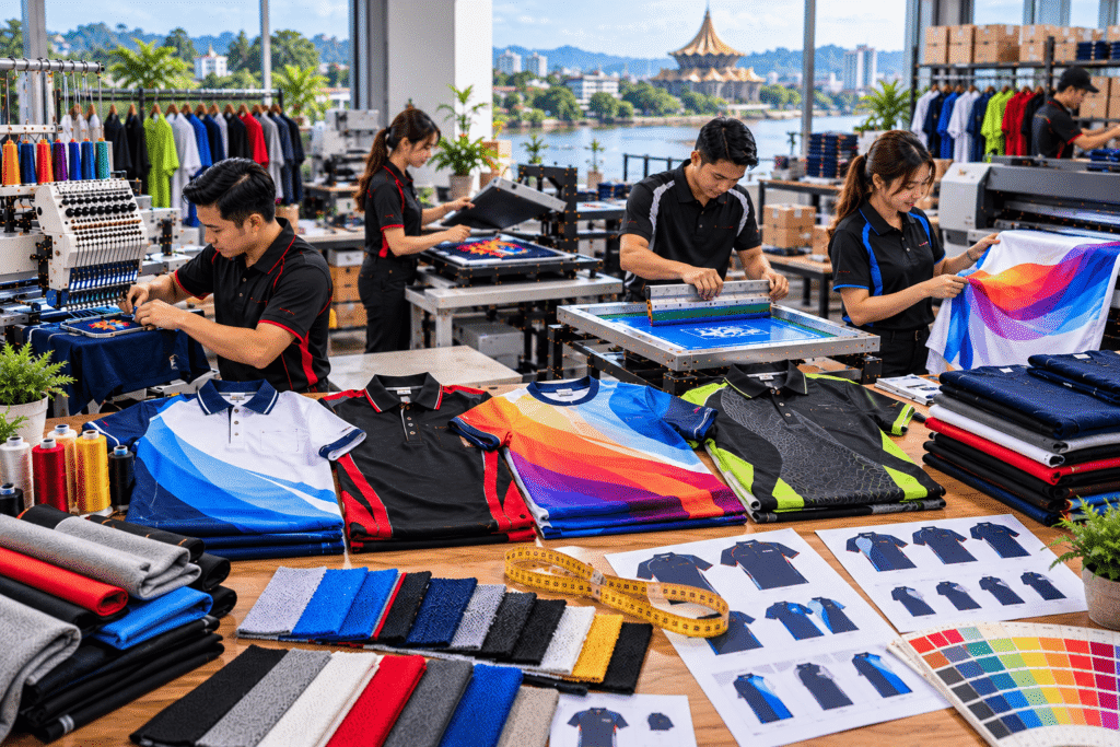 Printing and material comparison for Kuching