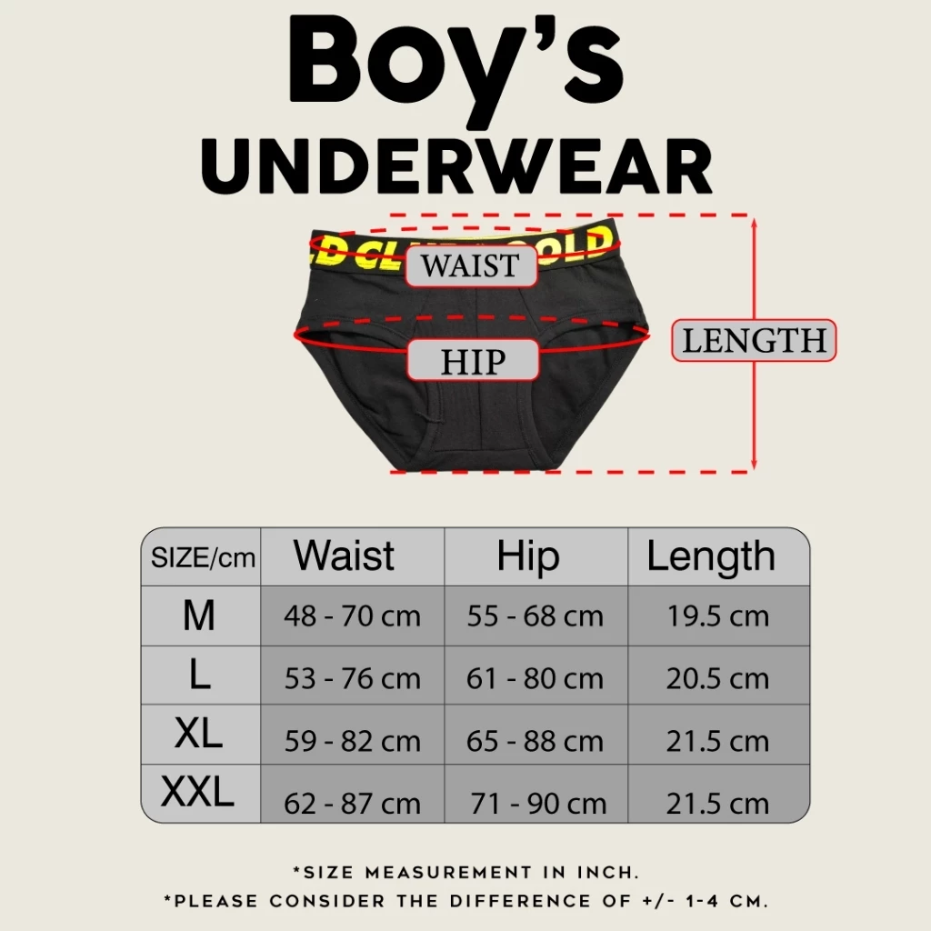 NORTH HARBOUR Boys Cotton Briefs Kids Triangle Underwear Soft Breathable Seluar Dalam Budak Lelaki M-2XL GUB8456 1/3PCS - Image 2