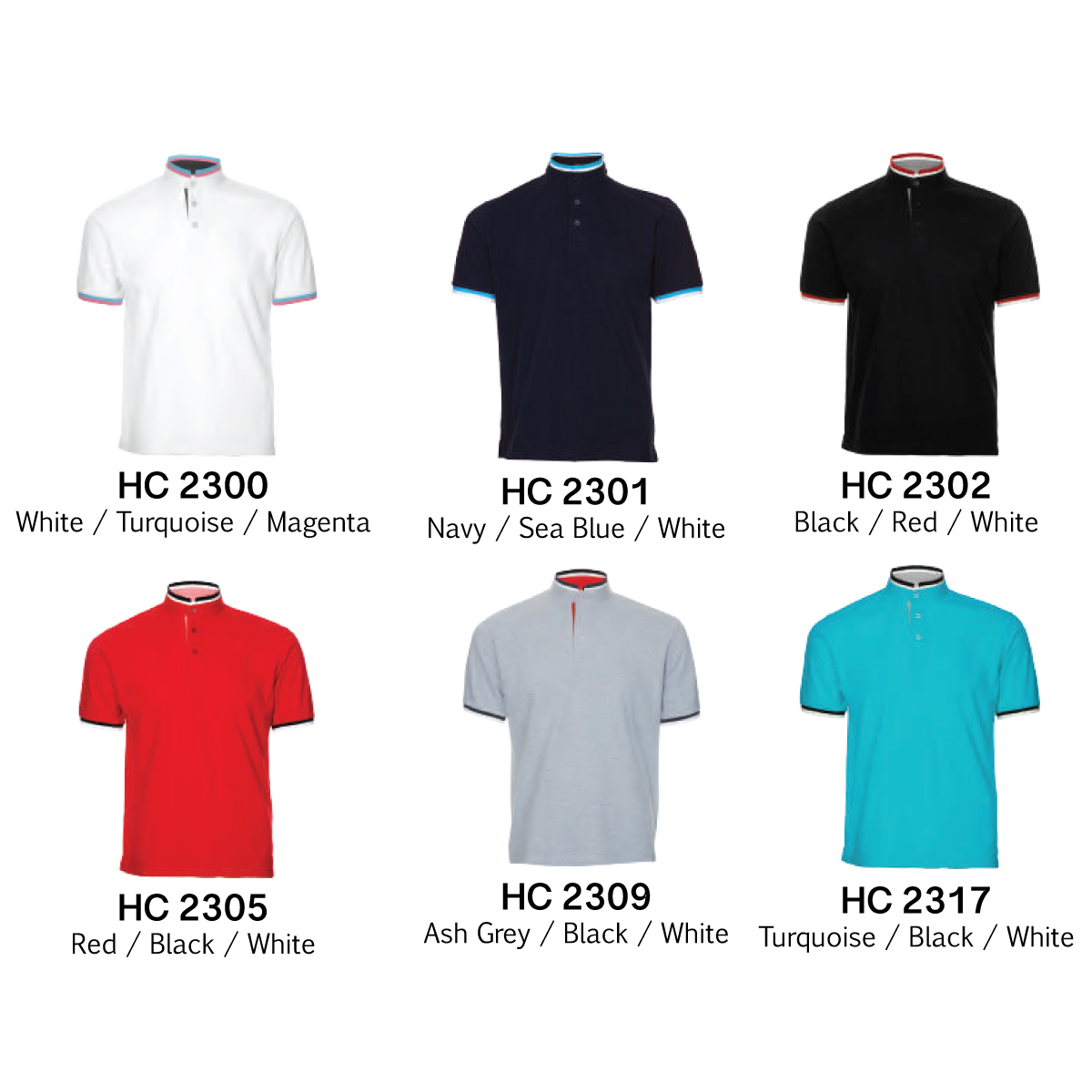 OREN SPORT HC23 Honeycomb CVC Stand Collar Polo Shirt - Image 6