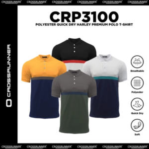 CROSSRUNNER Quick Dry Harley Polo T-shirt Unisex CRP3100