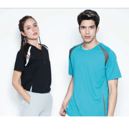 CROSSRUNNER Microfiber Quick Dry Zen Tee Round Neck Jersey Sport Training T-Shirt Unisex CRR1300 - Image 4