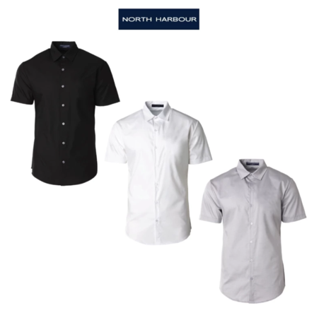 NORTH HARBOUR Business Shirt Premium Oxford Short Sleeve NHB1500