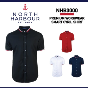 NORTH HARBOUR Business Corporate Cyril Business Shirt NHB3000