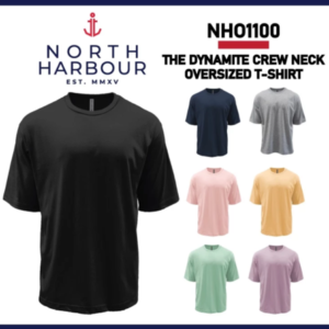 NORTH HARBOUR The New Dynamite Oversized Crew Neck T-Shirt NHO1100