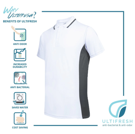 ULTIFRESH Polo T Shirt Tebal 190gsm Polycotton Hybrid Baju Berkolar Lelaki Unisex Polo Tshirt Thick Collar Shirt UCP13 - Image 2
