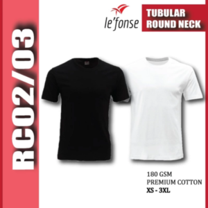 LEFONSE Unisex 100% Premium Cotton T-Shirt RC02 RC03