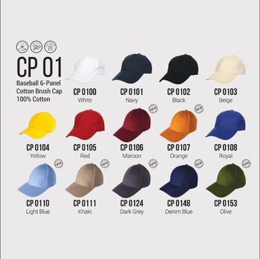 OREN SPORT CP01 Premium Baseball 6-Panel Cotton Brush Cap Unisex Thick Baseball Brush Cap - Image 3