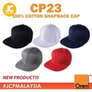 OREN SPORT CP23 Premium Baseball 6-Panel Cotton Brush Cap Unisex Thick Baseball Brush Cap