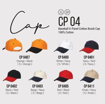 OREN SPORT CP04 Premium Baseball 6-Panel Cotton Brush Cap Unisex Thick Baseball Brush Cap - Image 3