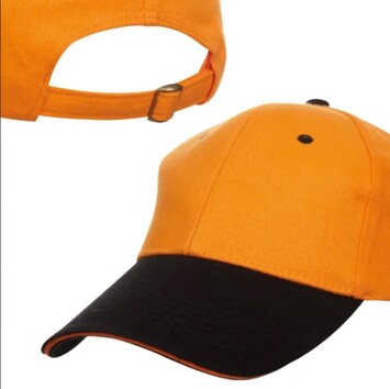 OREN SPORT CP04 Premium Baseball 6-Panel Cotton Brush Cap Unisex Thick Baseball Brush Cap - Image 2