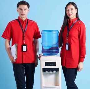 OREN SPORT Unisex Premium Corporate Uniform F146 65% Polyester 35% Viscose 200gsm Plain Corporate Business Uniform - Image 3