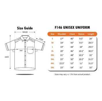 OREN SPORT Unisex Premium Corporate Uniform F146 65% Polyester 35% Viscose 200gsm Plain Corporate Business Uniform - Image 5