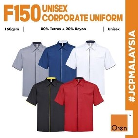 OREN SPORT Unisex F1 Corporate Uniform Best Selling Hidden Pocket Premium Quality Collar Short Sleeve Uniform F150