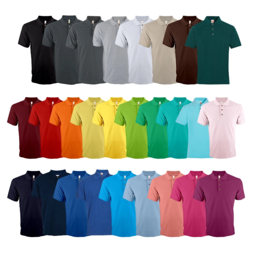 OREN SPORT HC01 Honeycomb Polyester Cotton Polo T-Shirt - Image 2