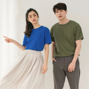 GILDAN 76000 Premium Cotton Unisex Plain Round Neck T-Shirt Baju Tshirt Lelaki Cotton Plain T-shirt