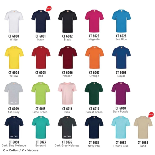 OREN SPORT CT60 Superior Cotton Short Sleeve T-Shirt - Image 2