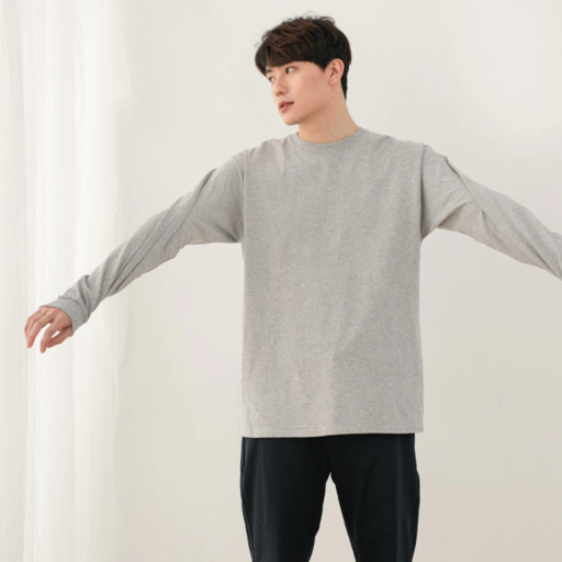 GILDAN Hammer Extra Thick Cotton Long Sleeve T-Shirt HA40 Unisex Comfortable Smooth Plain T-Shirt Baju Tebal - HA40 - Image 3