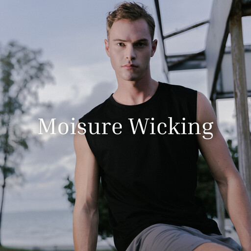 ULTIFRESH Anti-Bacteria Microfiber Singlet Jersey Sleeveless Unisex Cool Airy Breathable Elastic Tank UDF02 - Image 4