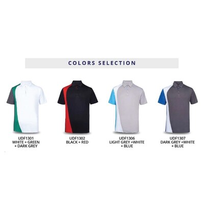 ULTIFRESH Anti-Bacteria Microfiber Interlock Cs Sash Jersey Plain Polo T-Shirt Unisex UDF13 - Image 3