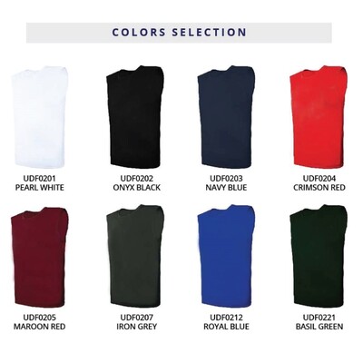 ULTIFRESH Anti-Bacteria Microfiber Singlet Jersey Sleeveless Unisex Cool Airy Breathable Elastic Tank UDF02 - Image 7