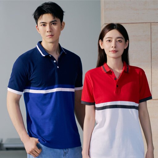 LEFONSE Unisex Adult 210gsm Thick Quality Breathable Honeycomb Polo Split Bottom Tee L1600 - Image 2