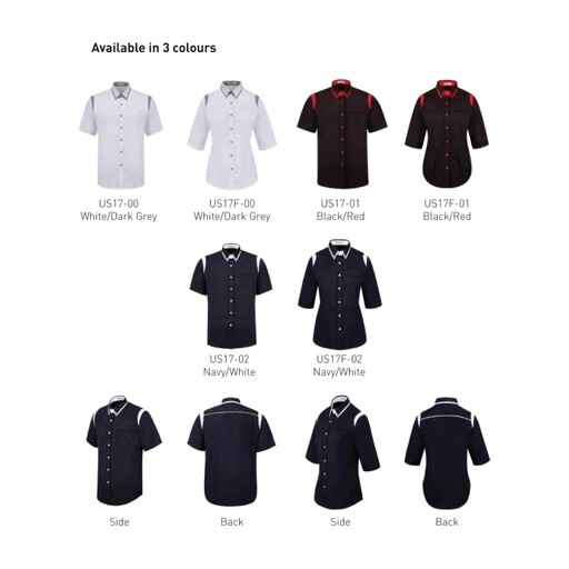 LEFONSE TR Viscose Corporate F1 Uniform Unisex Male & Female Cutting 200gsm Premium Corporate Wear US17 US17F - Image 3