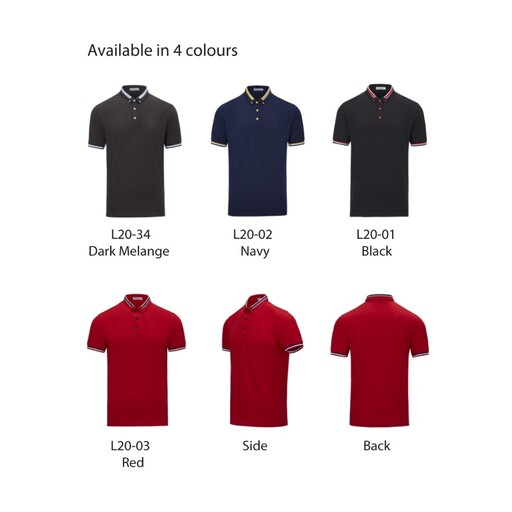 LEFONSE Unisex Adult 210gsm Thick Quality Breathable Honeycomb Polo T-Shirt L2000 - Image 4