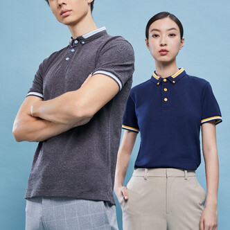 LEFONSE Unisex Adult 210gsm Thick Quality Breathable Honeycomb Polo T-Shirt L2000 - Image 3