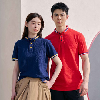 LEFONSE Unisex Adult 210gsm Thick Quality Breathable Honeycomb Polo T-Shirt L2000 - Image 2