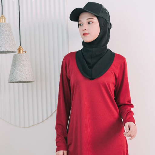 RIGHTWAY Jersi Muslimah Dress Blouse QDM56 - Image 4